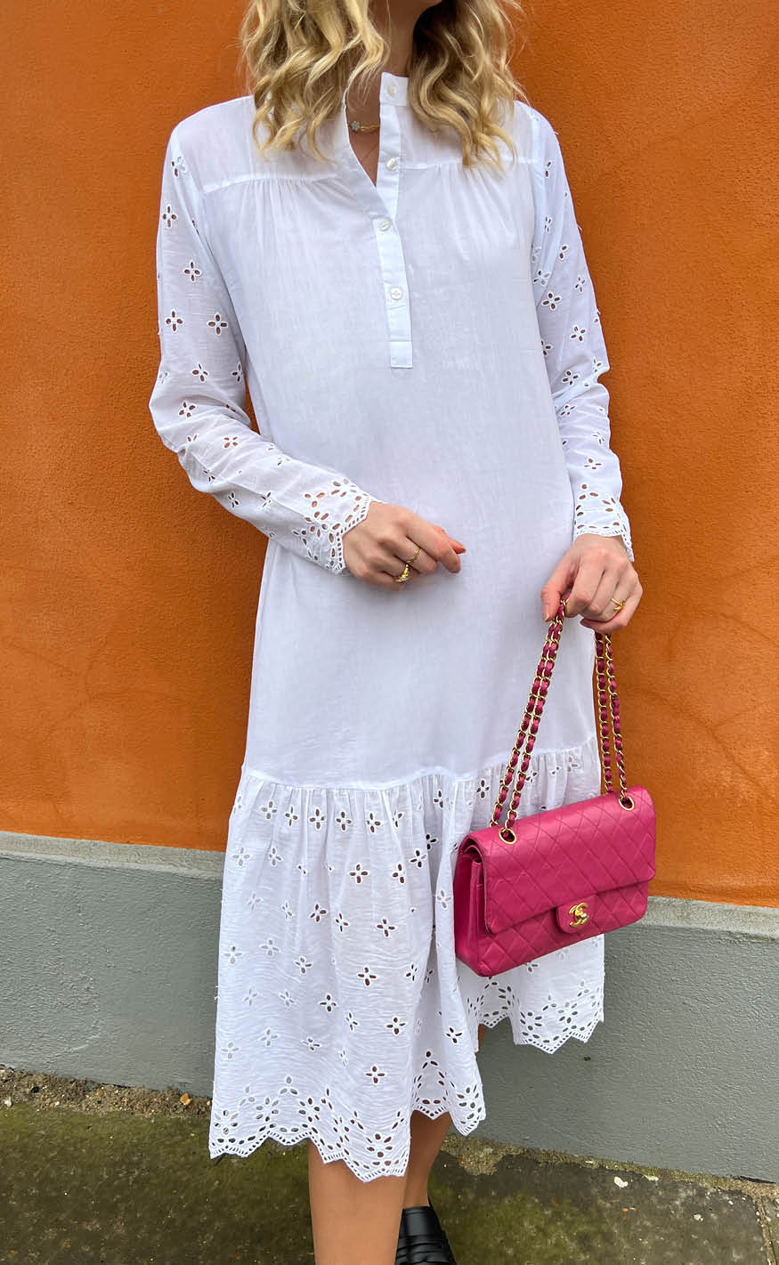 Say Ina Copenhagen Kjole Kitt White Embroidery