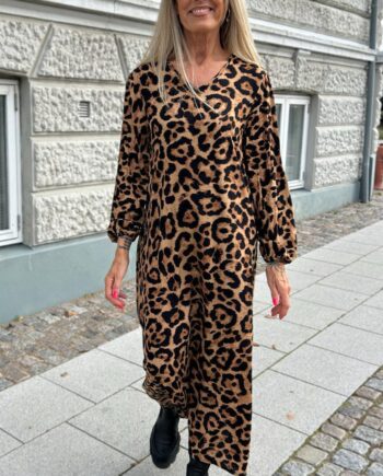 Say Ina Copenhagen Kjole Lia Poplin Leopard