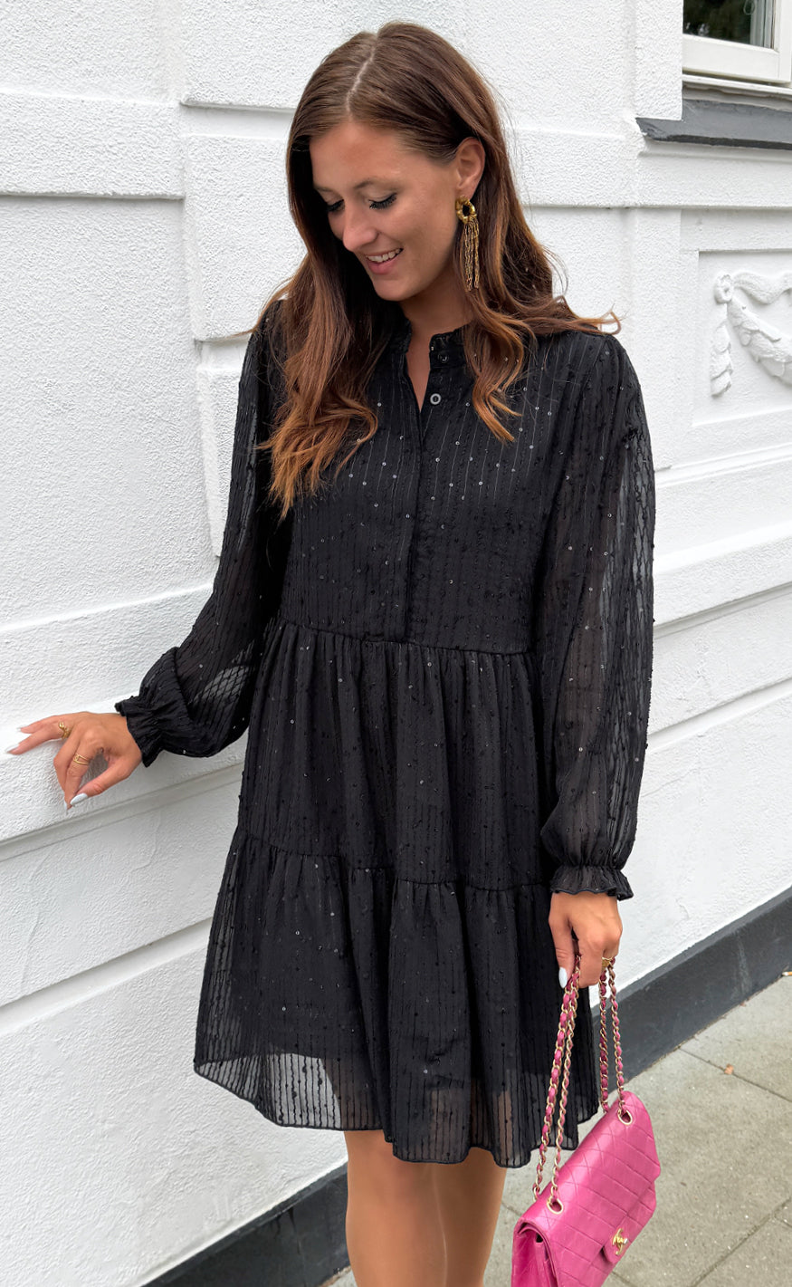 Say Ina Copenhagen Kjole Neia Black Sequin