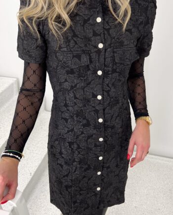 Say Ina Copenhagen Kjole Sisse Shiny Black