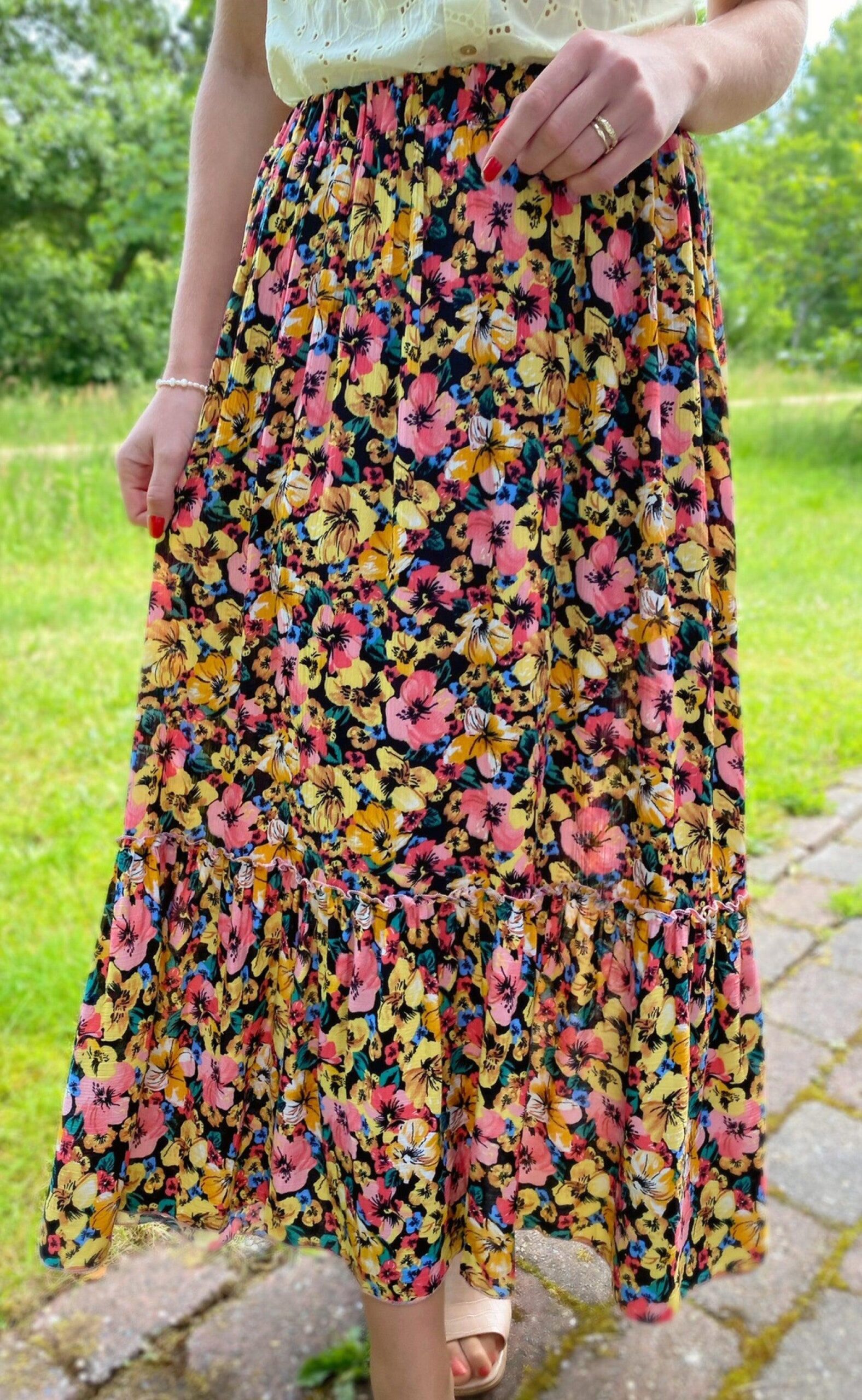 Say Ina Copenhagen Nederdel Hanna Flower Garden