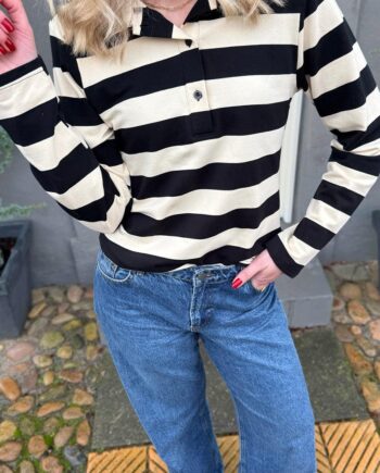 Say Ina Copenhagen Polo Olivia Black   Beige