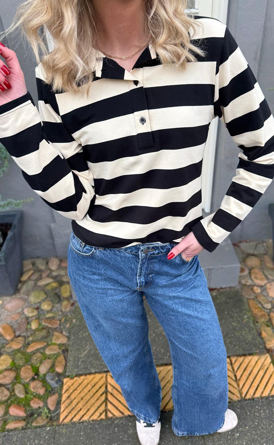 Say Ina Copenhagen Polo Olivia Black Beige