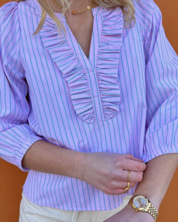 Say Ina Copenhagen Skjorte Katinka Pink Striped
