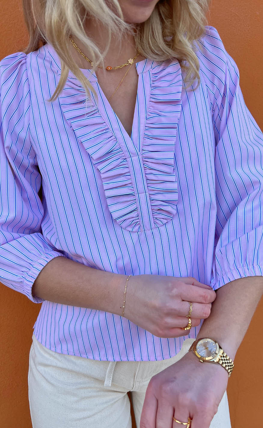 Say Ina Copenhagen Skjorte Katinka Pink Striped