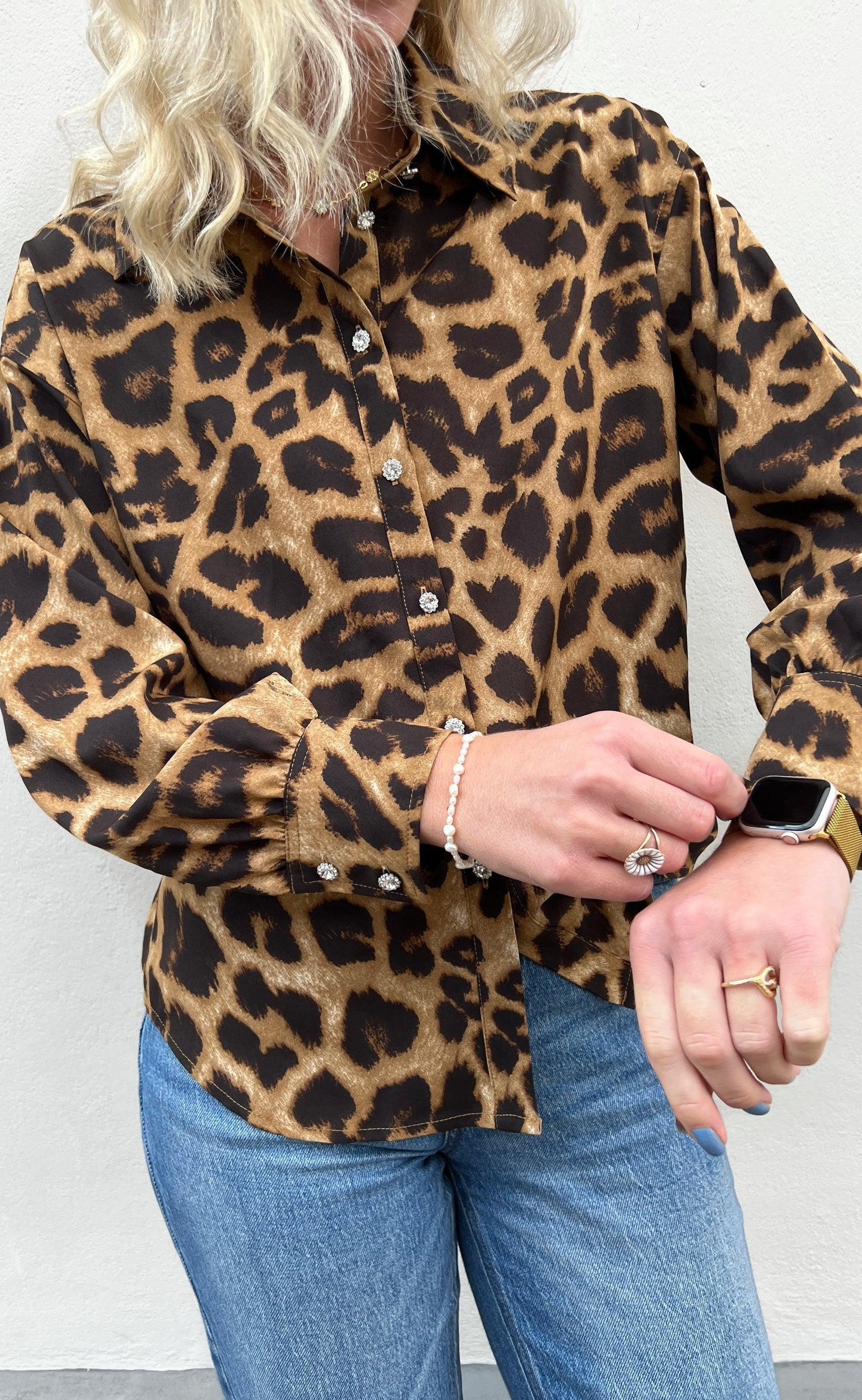 Say Ina Copenhagen Skjorte Stella Leopard