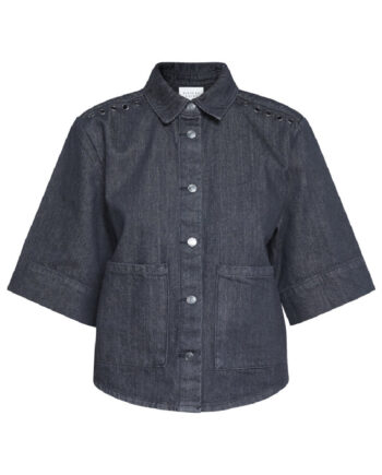 Sisters Point Jakke Olea-ja10 Black Unwashed