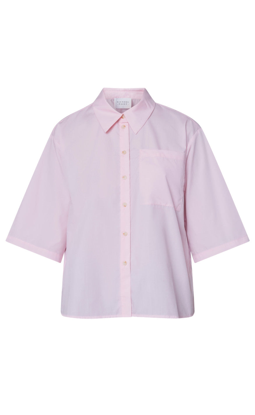 Sisters Point Skjorte Elesa-sh Baby Pink