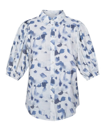Sisters Point Skjorte Ella-sh73 Cream Blue