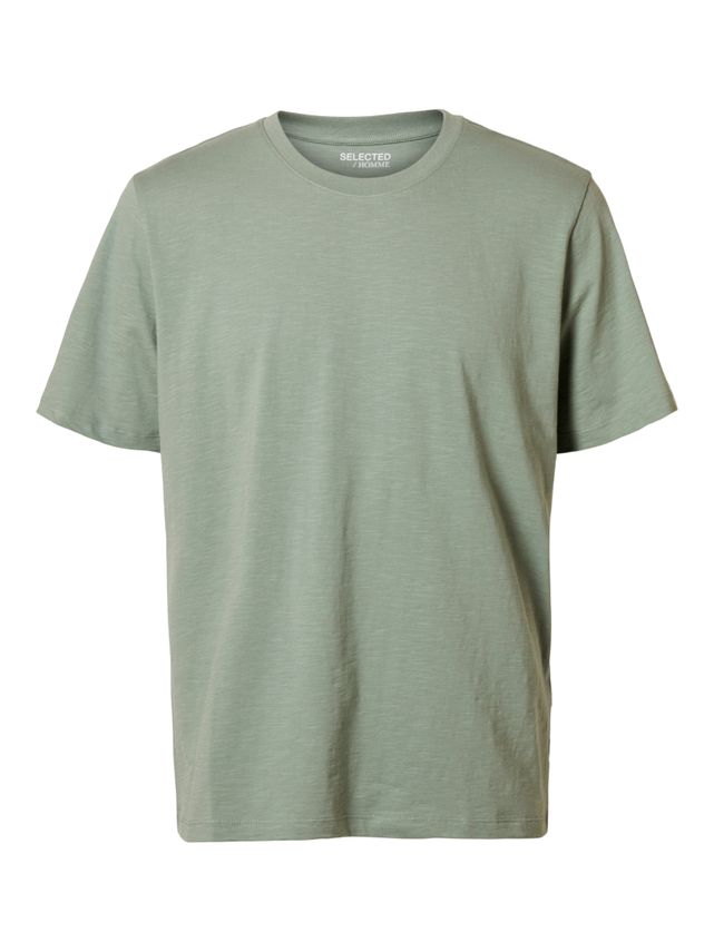 Slhaspen Slub Ss -neck Tee Noos