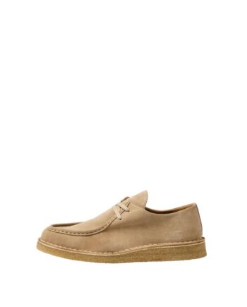 Slhchristian Suede Wedge Moc-toe Sh