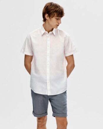 Slhreg-new Linen Shirt Ss Noos