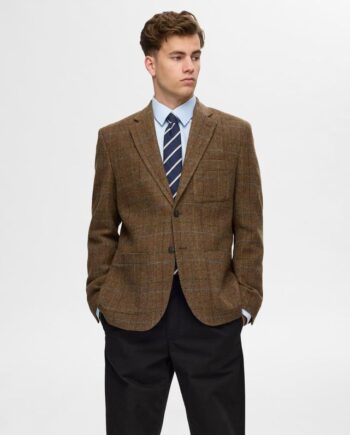 Slhreg-walter Check Wool Blz