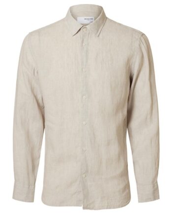 Slhregkylian-linen Shirt Ls Classic