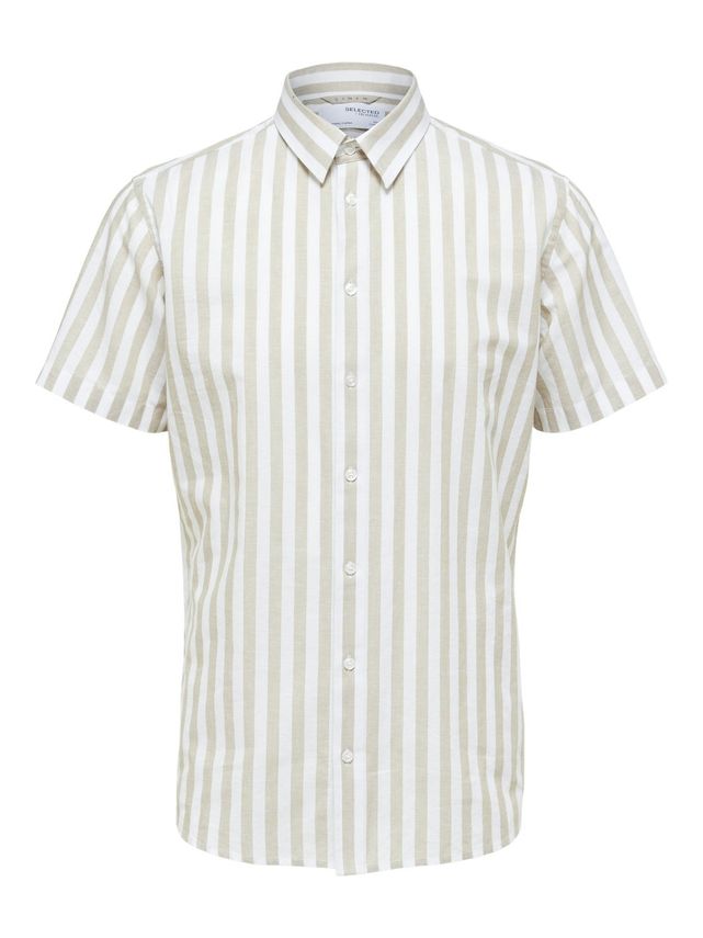 Slhregnew-linen Shirt Ss Class