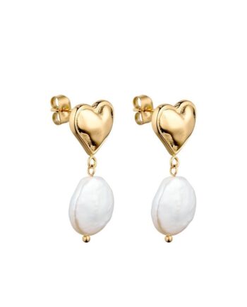 Smykkeli Copenhagen øreringe Elba Heart Pearl