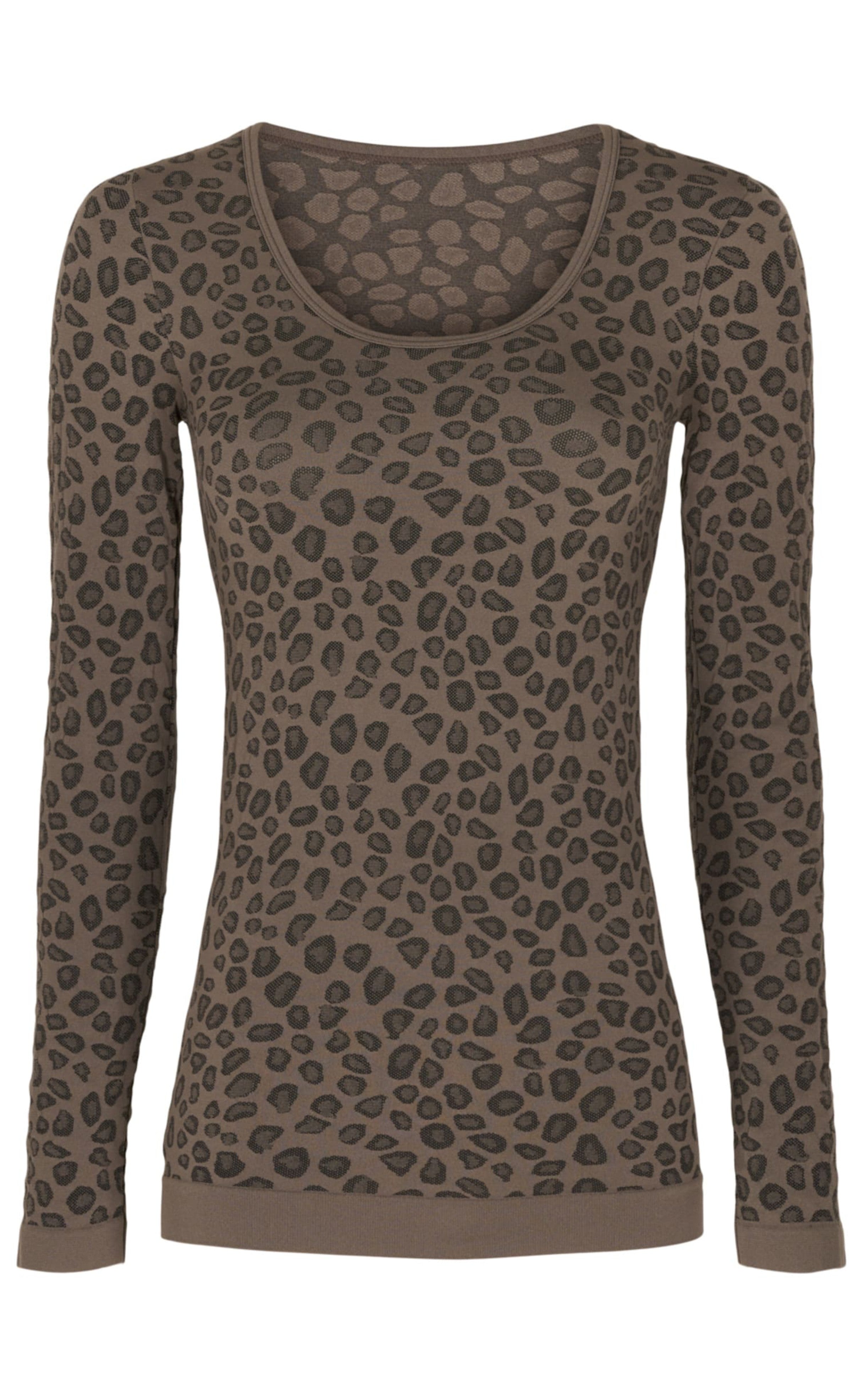 Tim   Simonsen Bluse Gepard Coffee