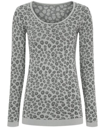 Tim   Simonsen Bluse Gepard Grigio