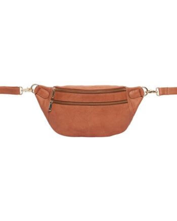 Tim   Simonsen Taske Astrid Bumbag Cognac   Gold