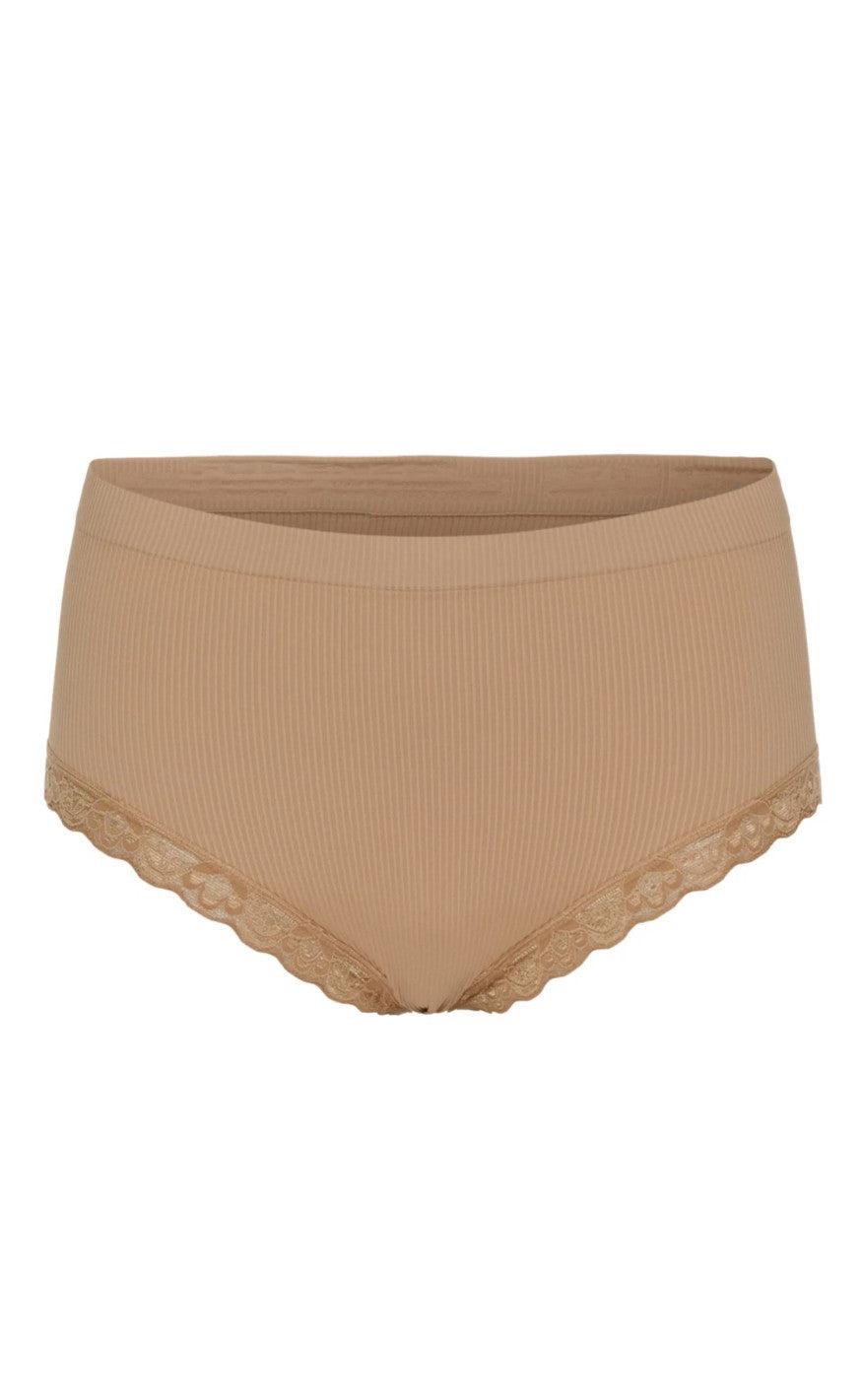 Tim   Simonsen Trusser Feline Rib Midi Nudo