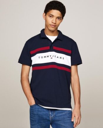 Tjm Colorblock Linear Polo