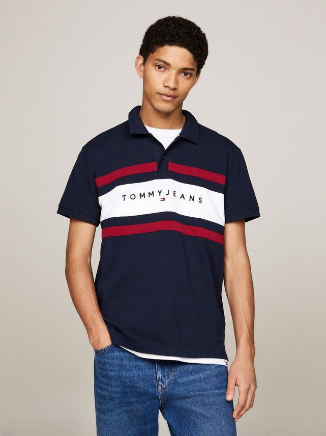 Tjm Colorblock Linear Polo