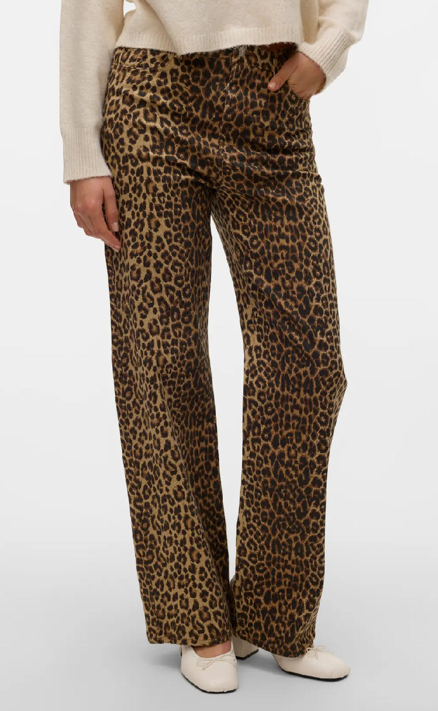 Vero Moda Bukser Tessa Silver Mink
