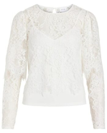 Vila Bluse Lisa Cloud Dancer