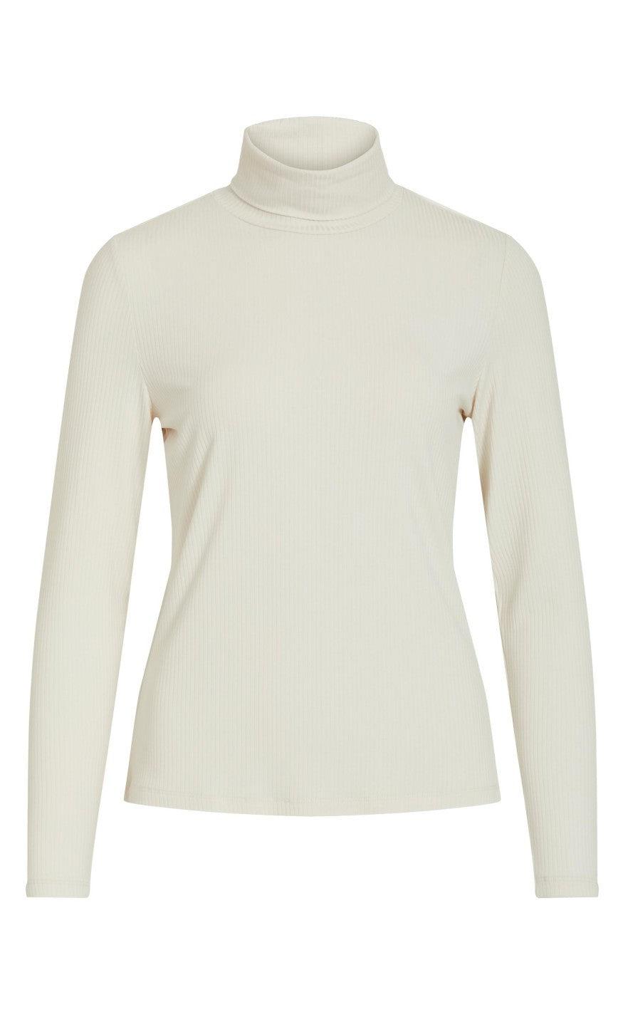 Vila Bluse Solitta Rib Birch