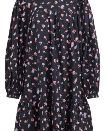 Vila Kjole Cherry Navy