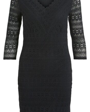 Vila Kjole Chikka Lace Black