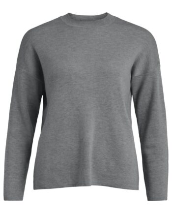Vila Striktrøje Marla Medium Grey