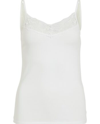 Vila Top Officiel Lace Strap Optical Snow