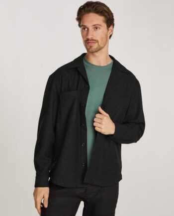 Wool Blend Overshirt