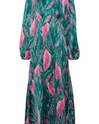 Yas Kjole Fia Deep Teal