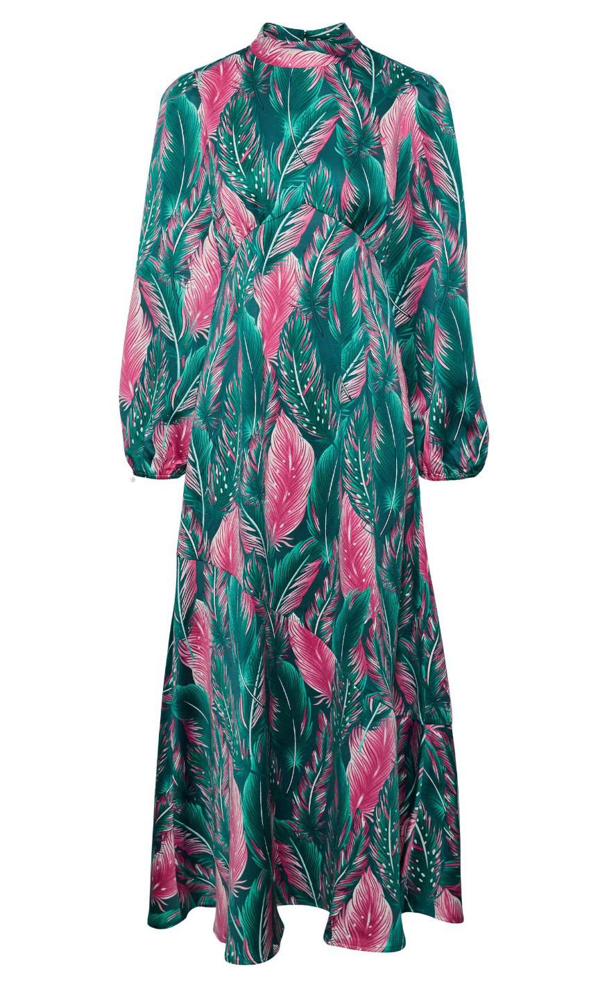 Yas Kjole Fia Deep Teal