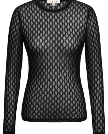 -view Bluse Evalla Black