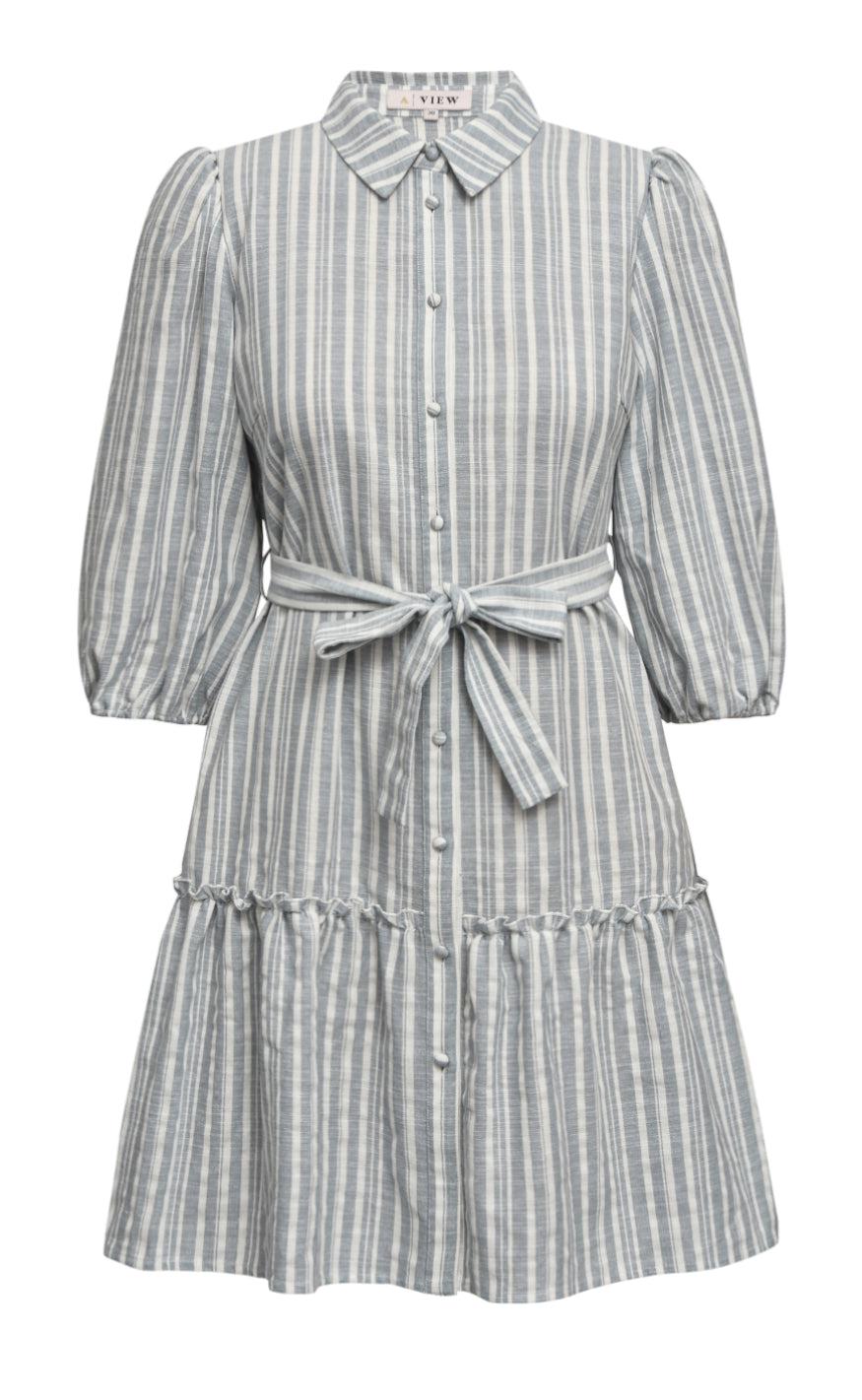 -view Dress Annali Blue White