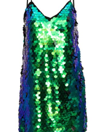 -view Kjole Linella Green Blue
