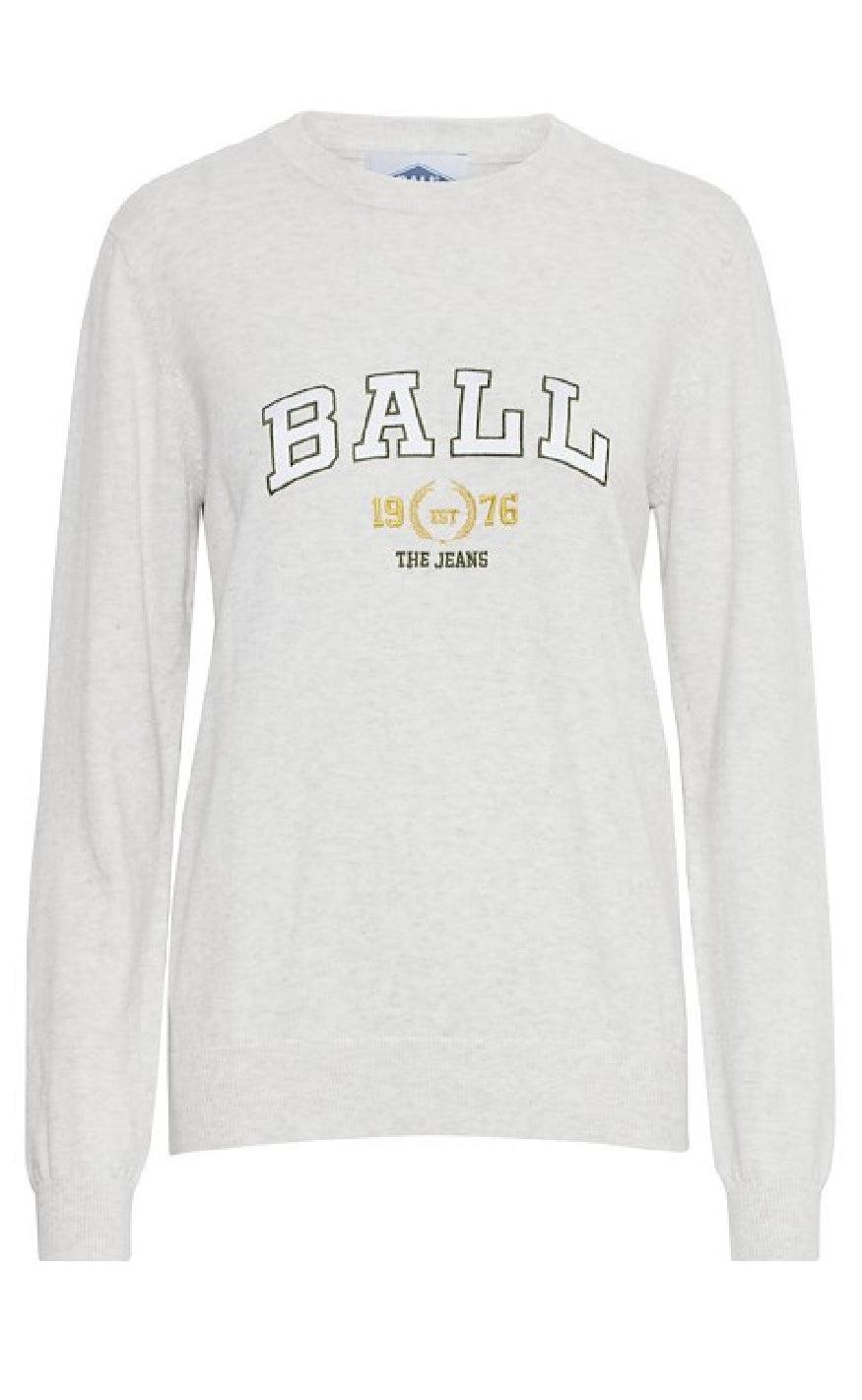 Ball Original Striktrøje Carter White Melange