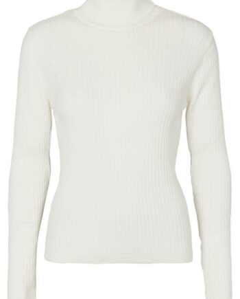 Basic Apparel Bluse Alisia  -neck  Off White