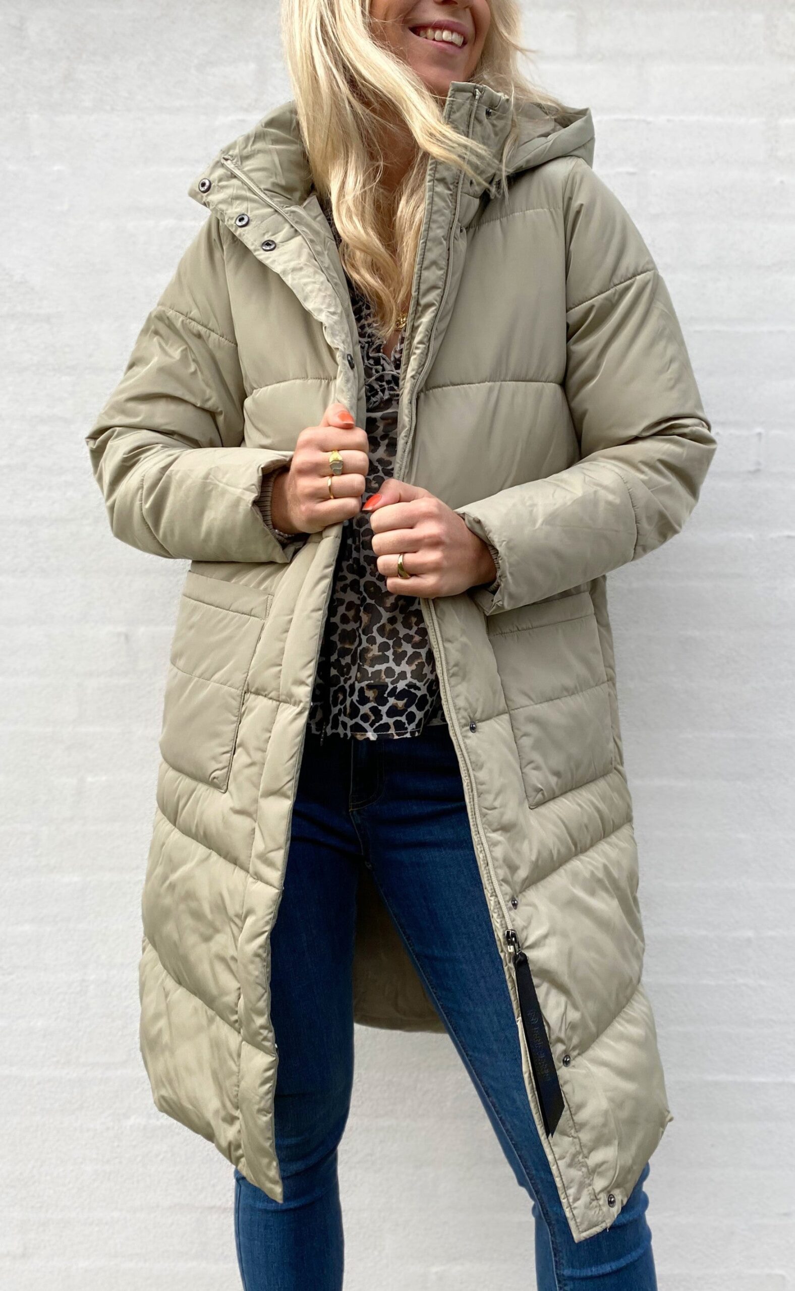 Basic Apparel Jakke Dagmar Moss Gray