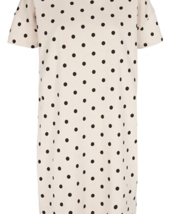 Basic Apparel Kjole Dotte Sand