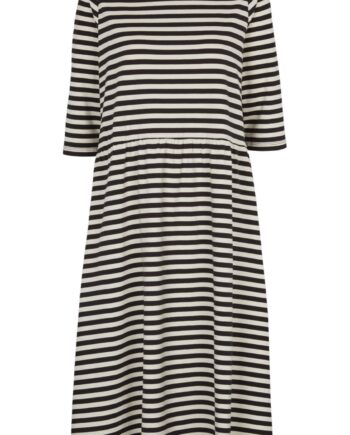 Basic Apparel Kjole Elba Black   Off White