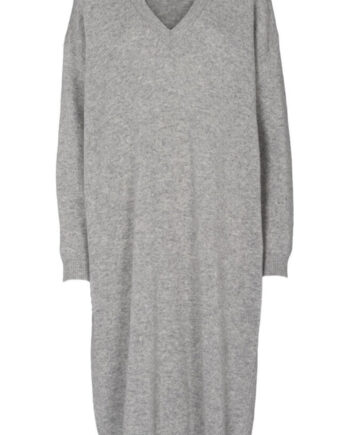 Basic Apparel Kjole Lise Grey Melange