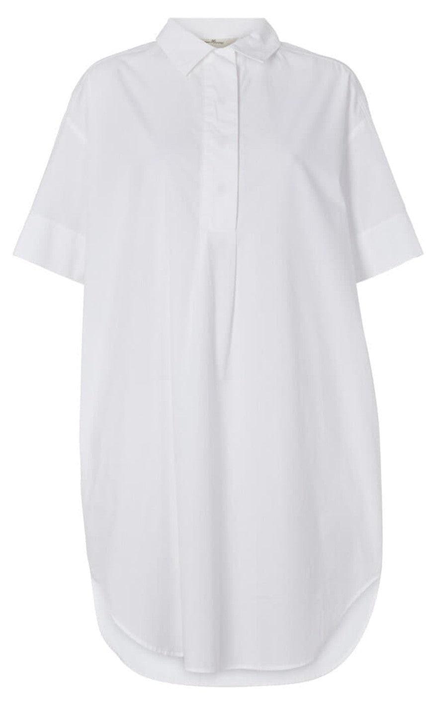 Basic Apparel Skjortekjole Vilde Tunique Bright White