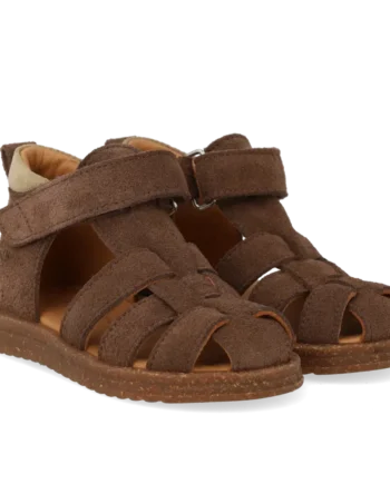 Begynder Sandal   Velcro Dark Taupe Sand 20