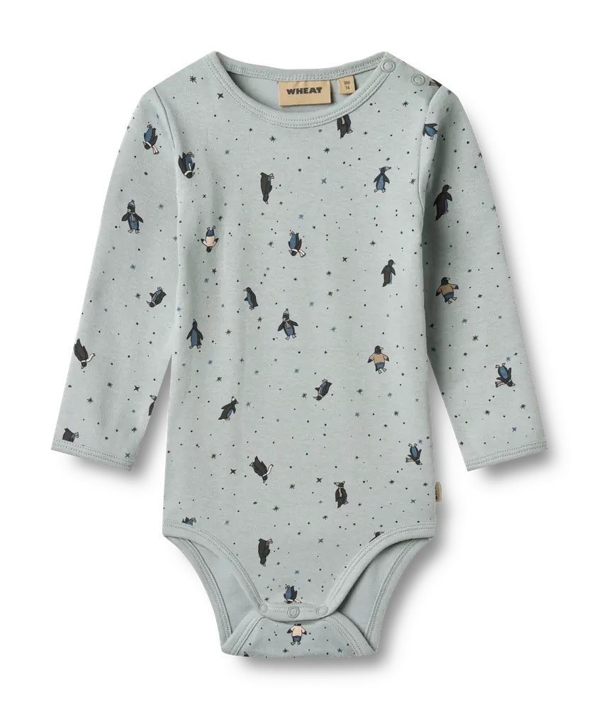 Berti Body Langærmet Soft Rain Penguins Mdr