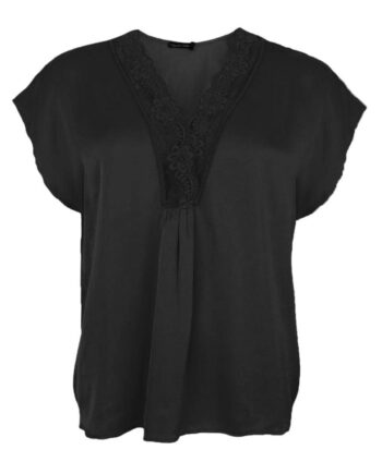 Black Colour Bluse Bea Lace Black