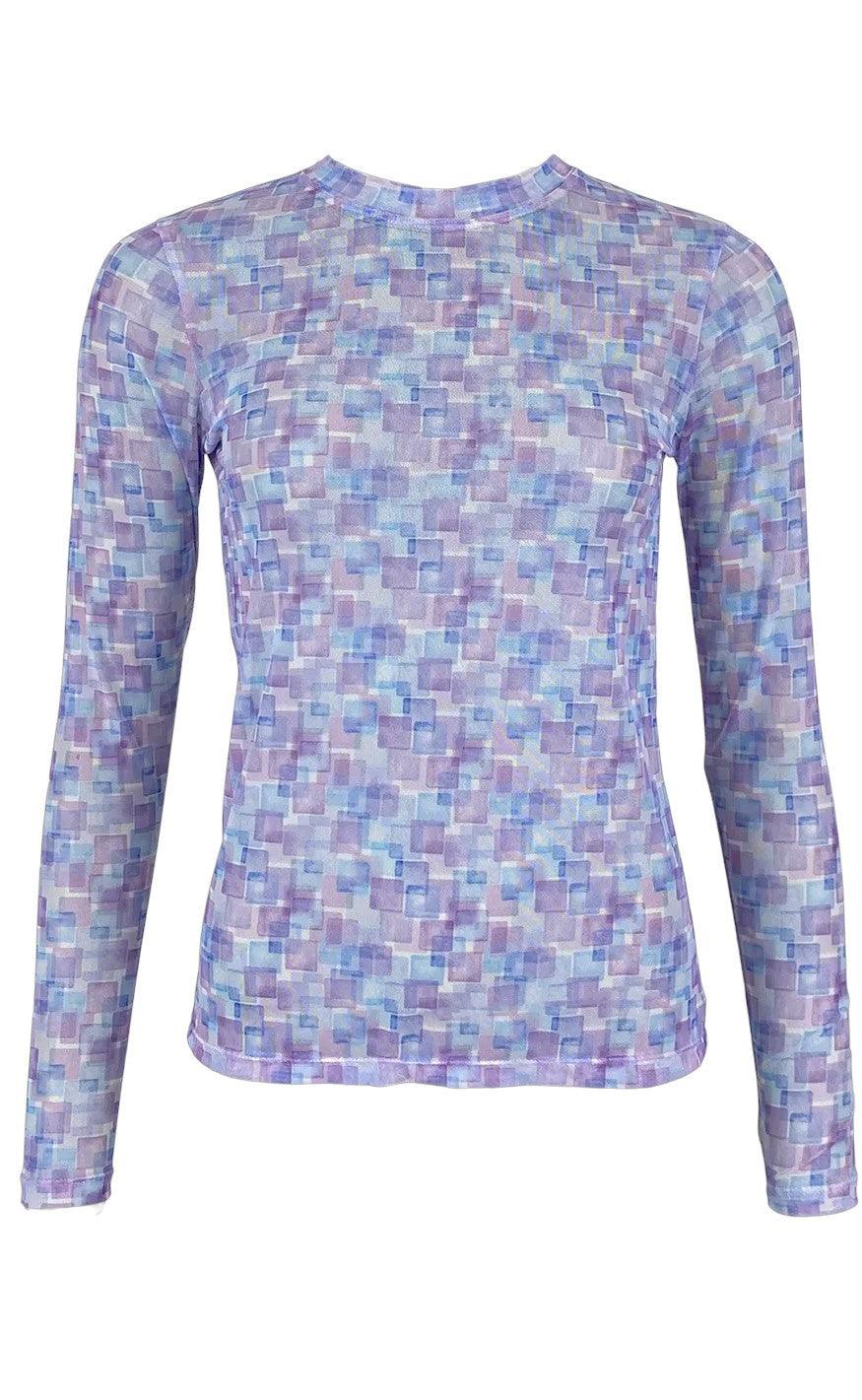 Black Colour Bluse Florence Soft Lavender